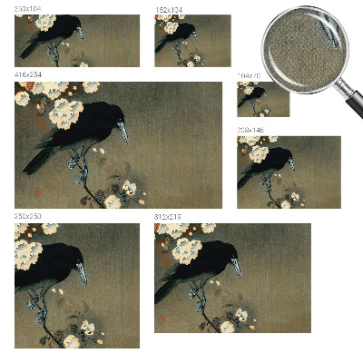 Papel mural con patrón decorativo Naturaleza exótica