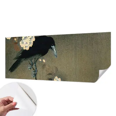 Papel mural con patrón decorativo con motivo de naturaleza exótica