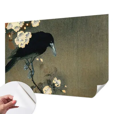 Papel mural con patrón decorativo con motivo de naturaleza exótica