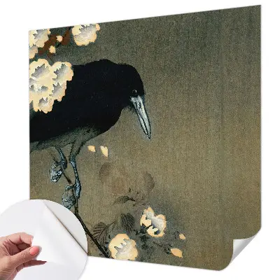 Papel mural con patrón decorativo con motivo de naturaleza exótica