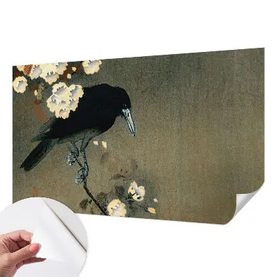 Papel mural con patrón decorativo con motivo de naturaleza exótica