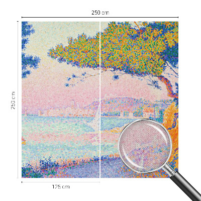 Mural de pared con estampado hermoso Paisaje colorido