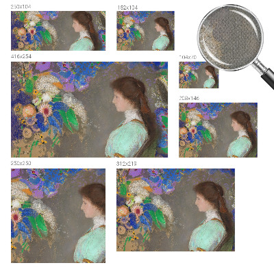 Papel mural texturado decorativo Escena romántica