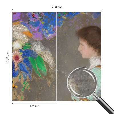 Papel mural texturado decorativo Escena romántica