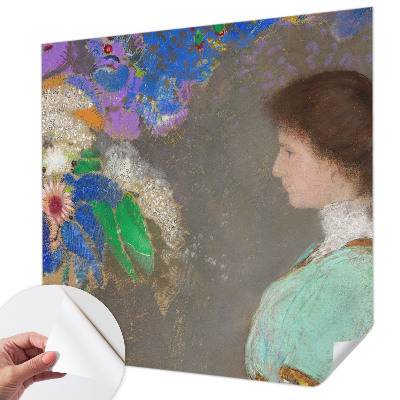 Papel mural texturado decorativo Escena romántica