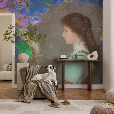 Papel mural texturado decorativo Escena romántica