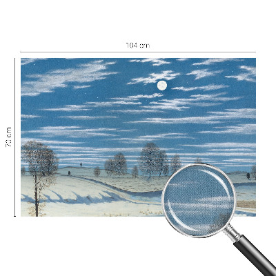 Fotomural decorativo para cabecero de cama Paisaje invernal