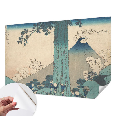 Fotomural decorativo para cabecero de cama con un panorama de montaña