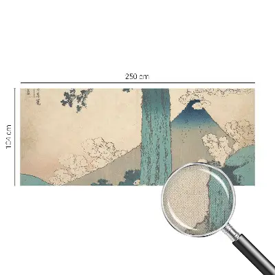 Fotomural decorativo para cabecero de cama con un panorama de montaña