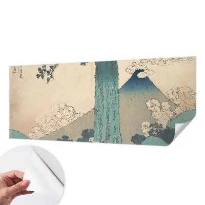 Fotomural decorativo para cabecero de cama con un panorama de montaña