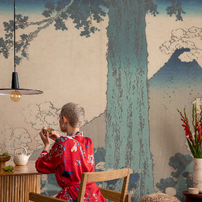 Fotomural decorativo para cabecero de cama Panorama de montaña