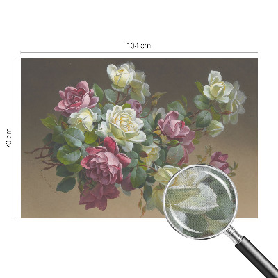 Papel mural con patrón decorativo Elegancia floral