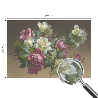 Papel mural con patrón decorativo Elegancia floral