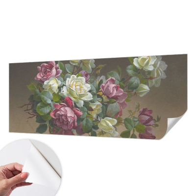 Papel mural con patrón decorativo Elegancia floral