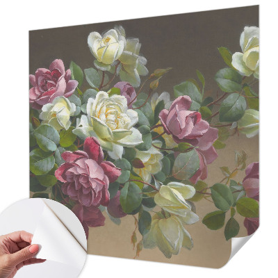 Papel mural con patrón decorativo con diseño de elegancia floral