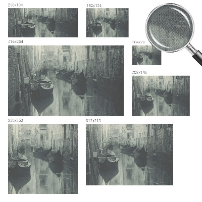 Papel mural texturado decorativo Canal antiguo