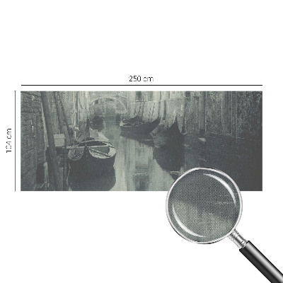 Papel mural texturado decorativo Canal antiguo