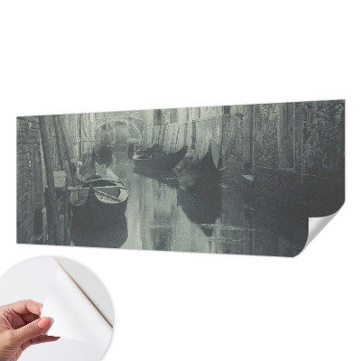 Papel mural texturado decorativo Canal antiguo