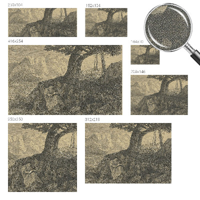 Papel mural texturado decorativo Carácter de lectura