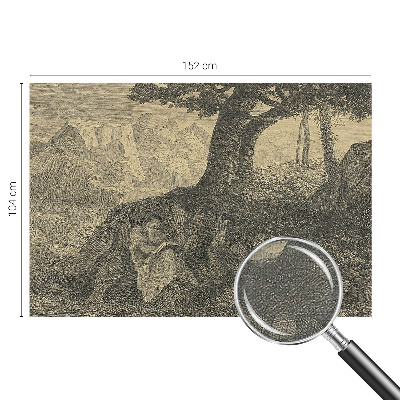 Papel mural texturado decorativo Carácter de lectura