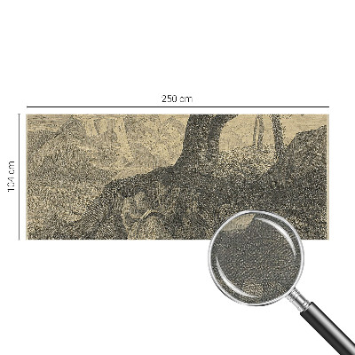 Papel mural texturado decorativo Carácter de lectura