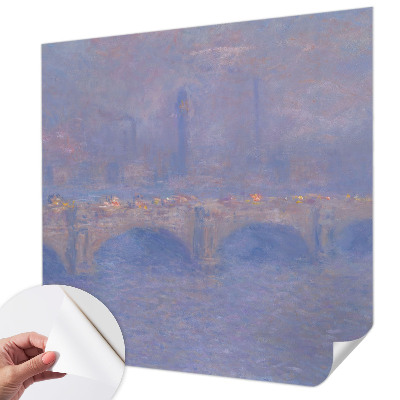 Fotomural decorativo para cabecero de cama Puente Azul