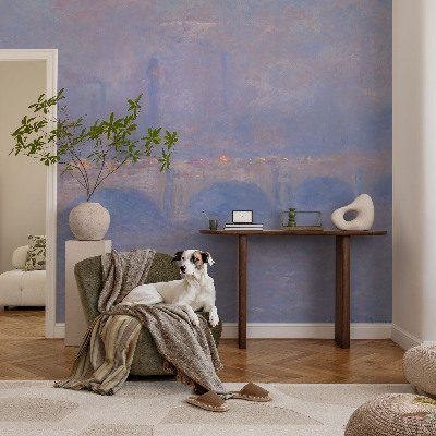 Fotomural decorativo para cabecero de cama Puente Azul