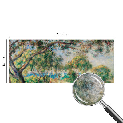 Papel mural con patrón decorativo Paisaje costero