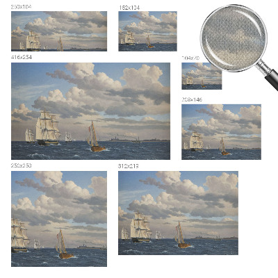 Mural de pared con estampado hermoso Aventura en el mar