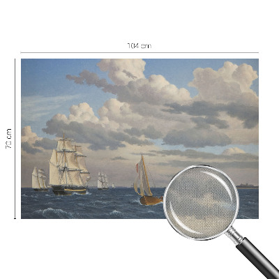 Mural de pared con estampado hermoso Aventura en el mar