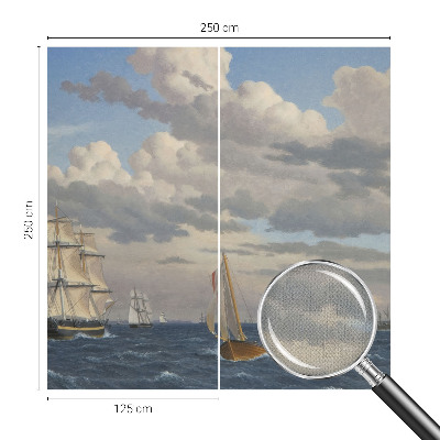 Mural de pared con estampado hermoso Aventura en el mar