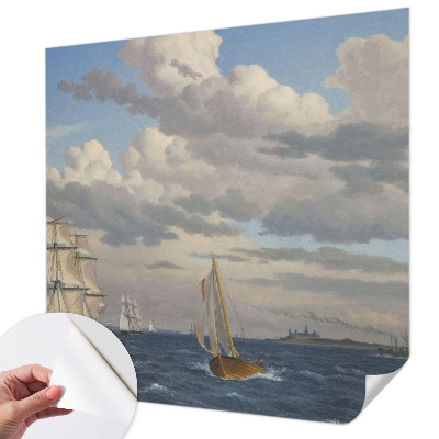 Mural de pared con estampado hermoso Aventura en el mar