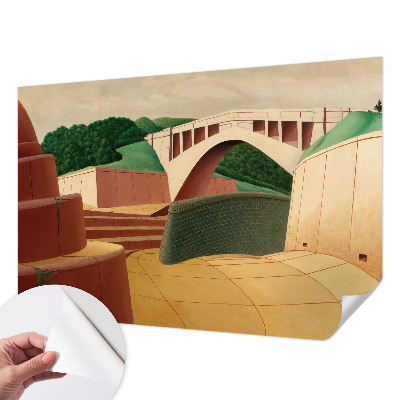 Fotomural decorativo para cabecero de cama con un paisaje tranquilo para decorar el cabecero