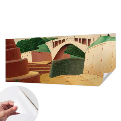 Fotomural decorativo para cabecero de cama con un paisaje tranquilo para decorar el cabecero