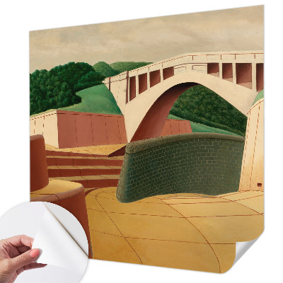 Fotomural decorativo para cabecero de cama con un paisaje tranquilo para decorar el cabecero