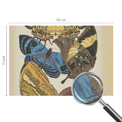 Mural de pared con estampado hermoso Inspiración de mariposas