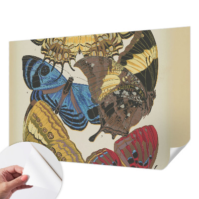 Mural de pared con estampado hermoso Inspiración de mariposas