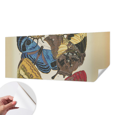 Mural de pared con estampado hermoso Inspiración de mariposas