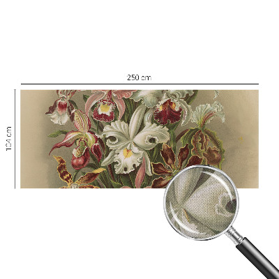 Papel mural texturado decorativo con diseño de elegancia floral