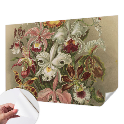 Papel mural texturado decorativo con diseño de elegancia floral