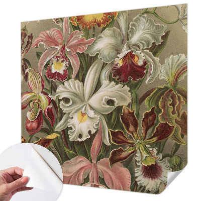 Papel mural texturado decorativo con diseño de elegancia floral