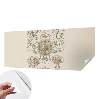 Papel mural con patrón decorativo mundo submarino