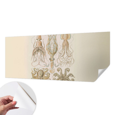 Mural de pared con estampado hermoso Vida marina