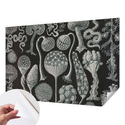 Fotomural decorativo para cabecero de cama con diseño de plantas mágicas