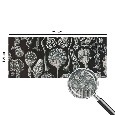 Fotomural decorativo para cabecero de cama con diseño de plantas mágicas