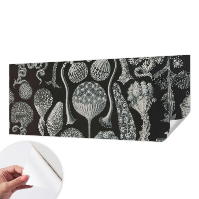 Fotomural decorativo para cabecero de cama con diseño de plantas mágicas