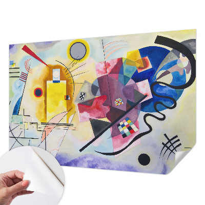 Mural de pared con estampado hermoso Abstracción colorida