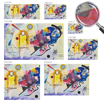 Mural de pared con estampado hermoso Abstracción colorida