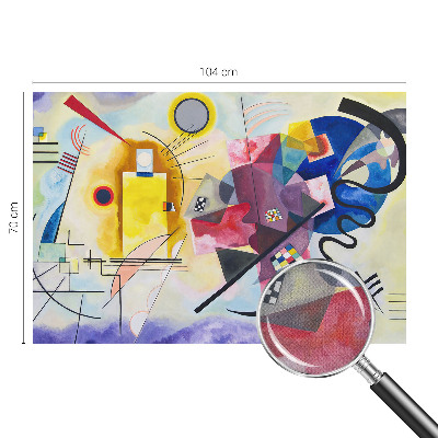 Mural de pared con estampado hermoso Abstracción colorida