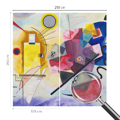 Mural de pared con estampado hermoso Abstracción colorida